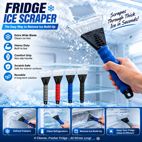 Fridge freezer ice scraper - fridge,