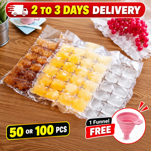 100 ice cube - 100, bags