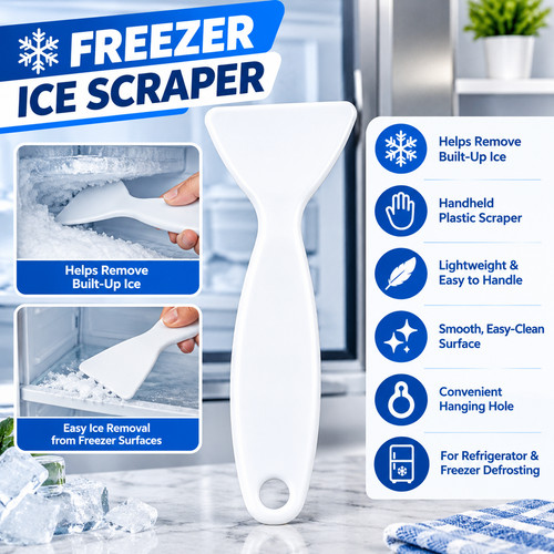 Freezer ice scraper tool - tool, for
